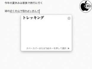 macOS High Sierra:タイプミスを修正