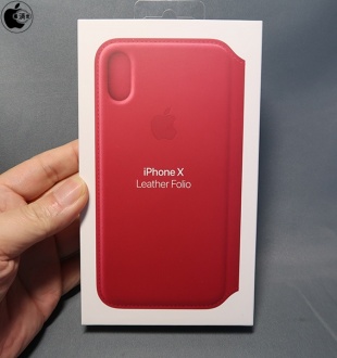 iPhone Xレザーフォリオ