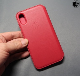 iPhone Xレザーフォリオ