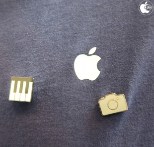 キーボードピンバッジ/カメラピンバッジ