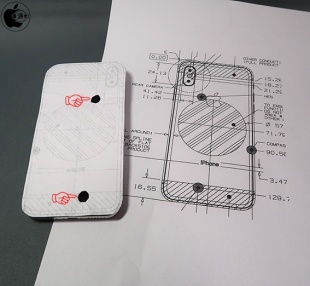iPhone X型紙