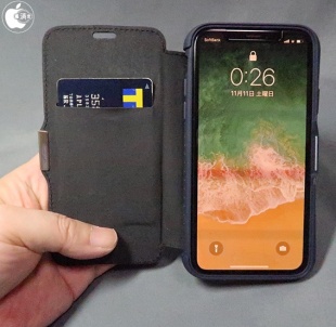 TUNEWEAR HYBRID CARD FOLIO 耐衝撃・手帳型ケース for iPhone X