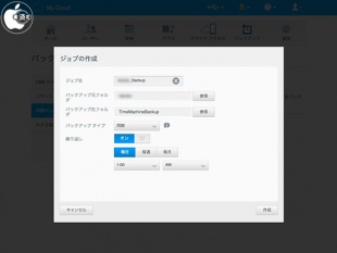 WD Cloudダッシュボード