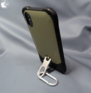 ラスタバナナ iPhone X用 スタンド機能付きカラビナケース