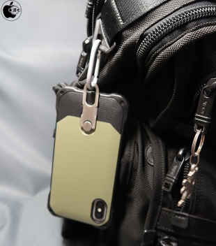 ラスタバナナ iPhone X用 スタンド機能付きカラビナケース