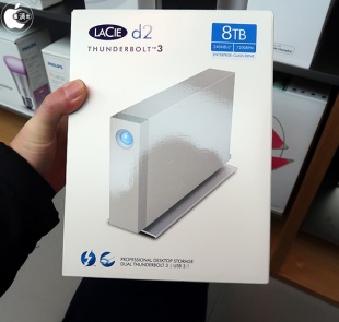 LaCie 8TB d2 Thunderbolt 3 Desktop Hard Drive with USB-C