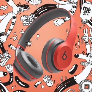 Beats Solo3 Wireless On Ear Headphones Special Edition Electric Red
