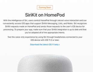 SiriKit on HomePod