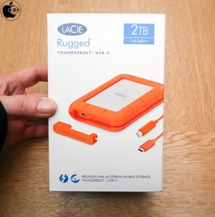 LaCie 2TB Rugged Thunderbolt USB-C Hard Drive