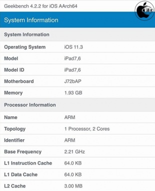 iPad (6th generation)