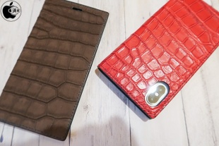 GRAMAS Meister Book Crocodile Leather Case for iPhone X