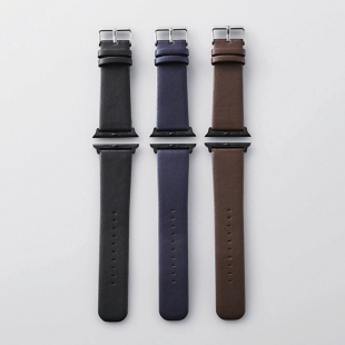 Apple Watch用ヴィーガンレザーバンド （フラットタイプ）