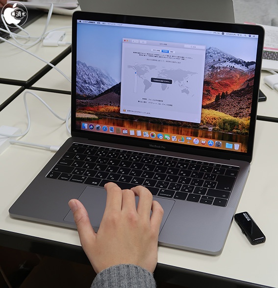 MacBook Pro (13-inch, 2017, Two Thunderbolt 3 Ports)のロジック 