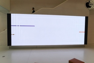 Apple 京都 ビデオウォール