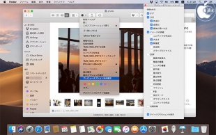 macOS Mojave:プレビューオプションを表示