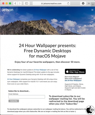 24 Hour Wallpaper presents: Free Dynamic Desktops for macOS Mojave
