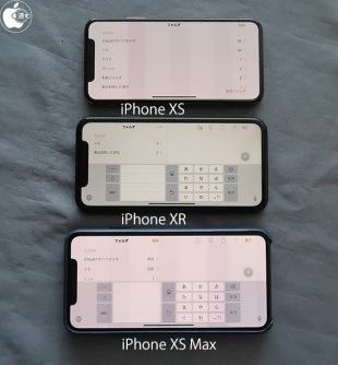 iPhone XS/iPhone XR/iPhone XS Max