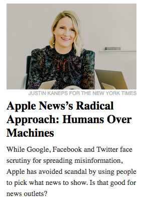 Apple News’s Radical Approach: Humans Over Machines