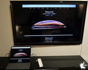 高解像度のミラーリング表示