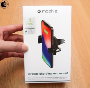 mophie wireless charging vent mount