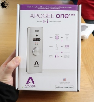 Apogee ONE + ONE USB Microphone and 2 Input/2 Output Audio Interface for iPad, iPhone, and Mac