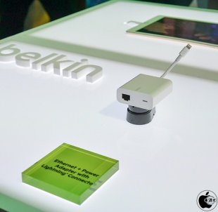 Ethernet + Power Adapter with Lightning Connector