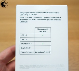 Belkin Thunderbolt 3 5A Cable(2メートル)