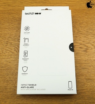 Tech21 Impact Shield Anti-Glare with Precise-Align Applicator for iPhone XR