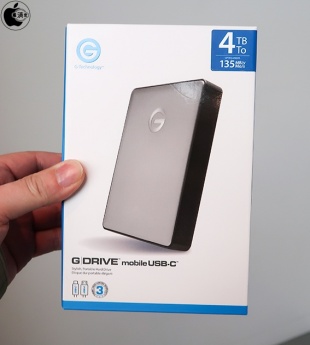 G-Technology 4TB G-DRIVE mobile USB-C Portable Hard Drive