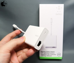 Belkin Ethernet + Power Adapter with Lightning Connector