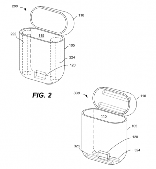 Inductively chargeable earbud case