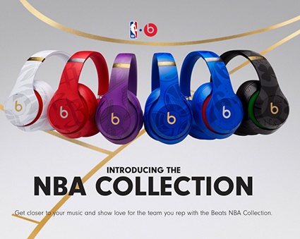 オーディオ機器 イヤフォン Beats by Dr. Dre、NBAとコラボしたBeats Studio3 Wirelessモデル 