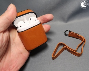 Dingend AirPods用PUレザーハードケース