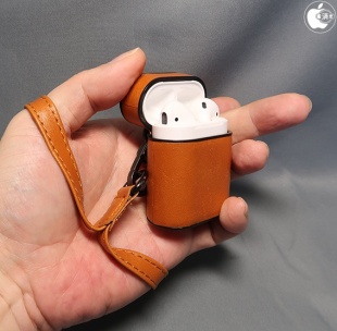 Dingend AirPods用PUレザーハードケース