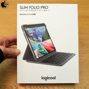 Logicool Slim Folio Pro Case with Integrated Bluetooth Keyboard for 11インチiPad Pro