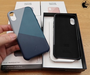 Native Union CLIC Marquetry Leather Case for iPhone 11