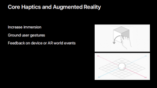 Core Haptics and Augmented Reality