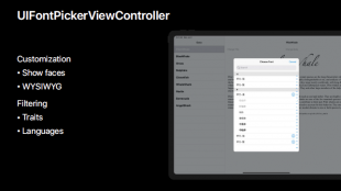 macOSUIFontPickerViewController