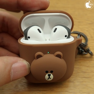 LINEFRIENDS AirPods用シリコンケース