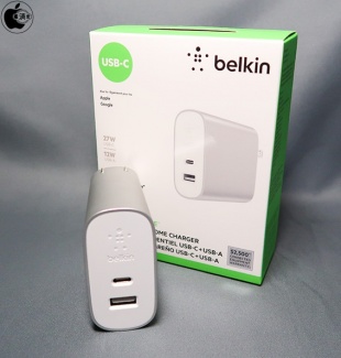 ベルキン、USB PD/27W対応の2ポート高速USB充電器「BOOST