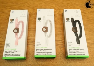 Belkin BOOST↑CHARGE USB-C Cable with Lightning Connector + Strap