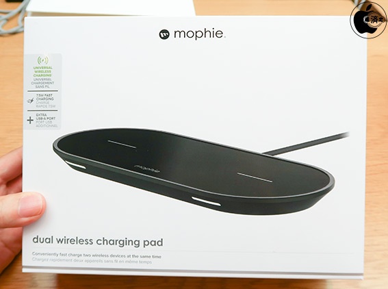 mophie dual wireless charging pad