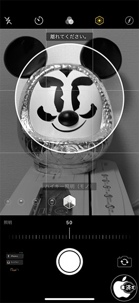 iOS 13：ポートレート