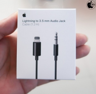 Apple Lightning - 3.5mmオーディオケーブル