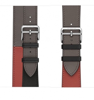 Apple Watch Hermèsケース用ヴォー・スウィフトレザーストラップ
