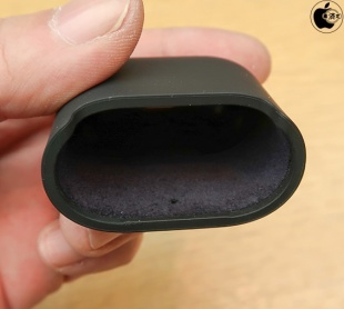 Power Support Silicone Dual Cap Case for AirPods