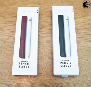 Decoded Leather Magnetic Pencil Sleeve for Apple Pencil