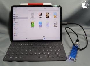 MPC-DCM2U3CとiPad Pro (USB-C)