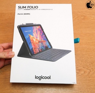 Logicool Slim Folio Case with Integrated Bluetooth Keyboard for iPad Air（第3世代）