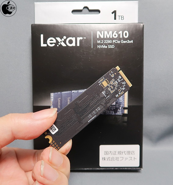 Lexar製 1TB M.2 SSD  LNM610-1TRBJP
